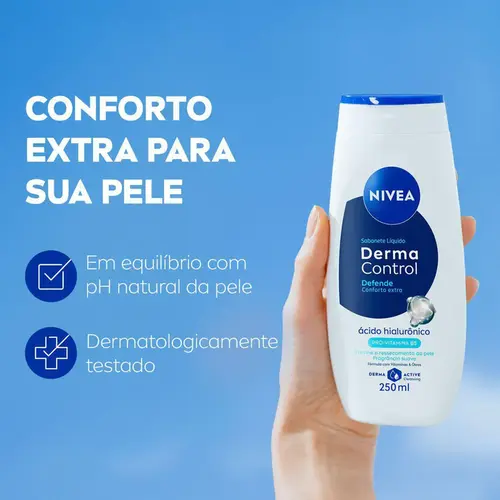 SABONETE LIQUIDO NIVEA DERMA CONTROL DEFENDE 250ML
