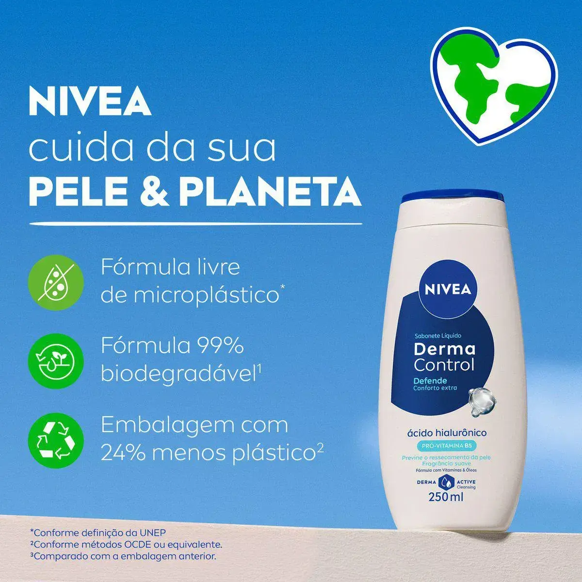 SABONETE LIQUIDO NIVEA DERMA CONTROL DEFENDE 250ML