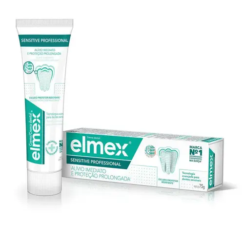 CREME DENTAL ELMEX SENSITIVE PROFESSIONAL WHITENING 110GR