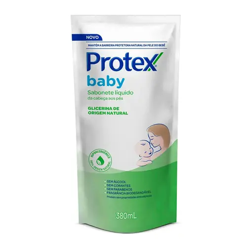 REFIL SABONETE LIQUIDO PROTEX  BABY GLICERINA 380ML