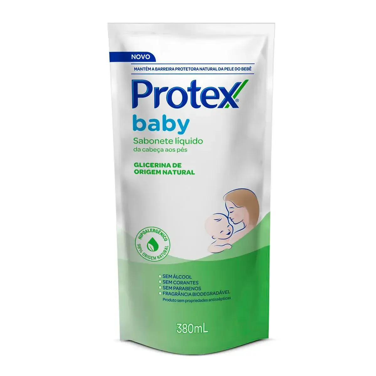 REFIL SABONETE LIQUIDO PROTEX  BABY GLICERINA 380ML