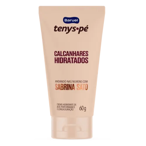 CREME PARA PES TENYS PE BARUEL CALCANHARES HIDRATADOS SABRINA SATO 60GR