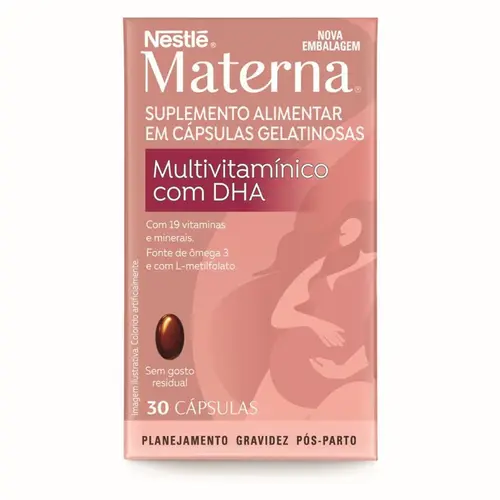 NESTLE MATERNA DHA 30 CAPSULAS OMEGA 3
