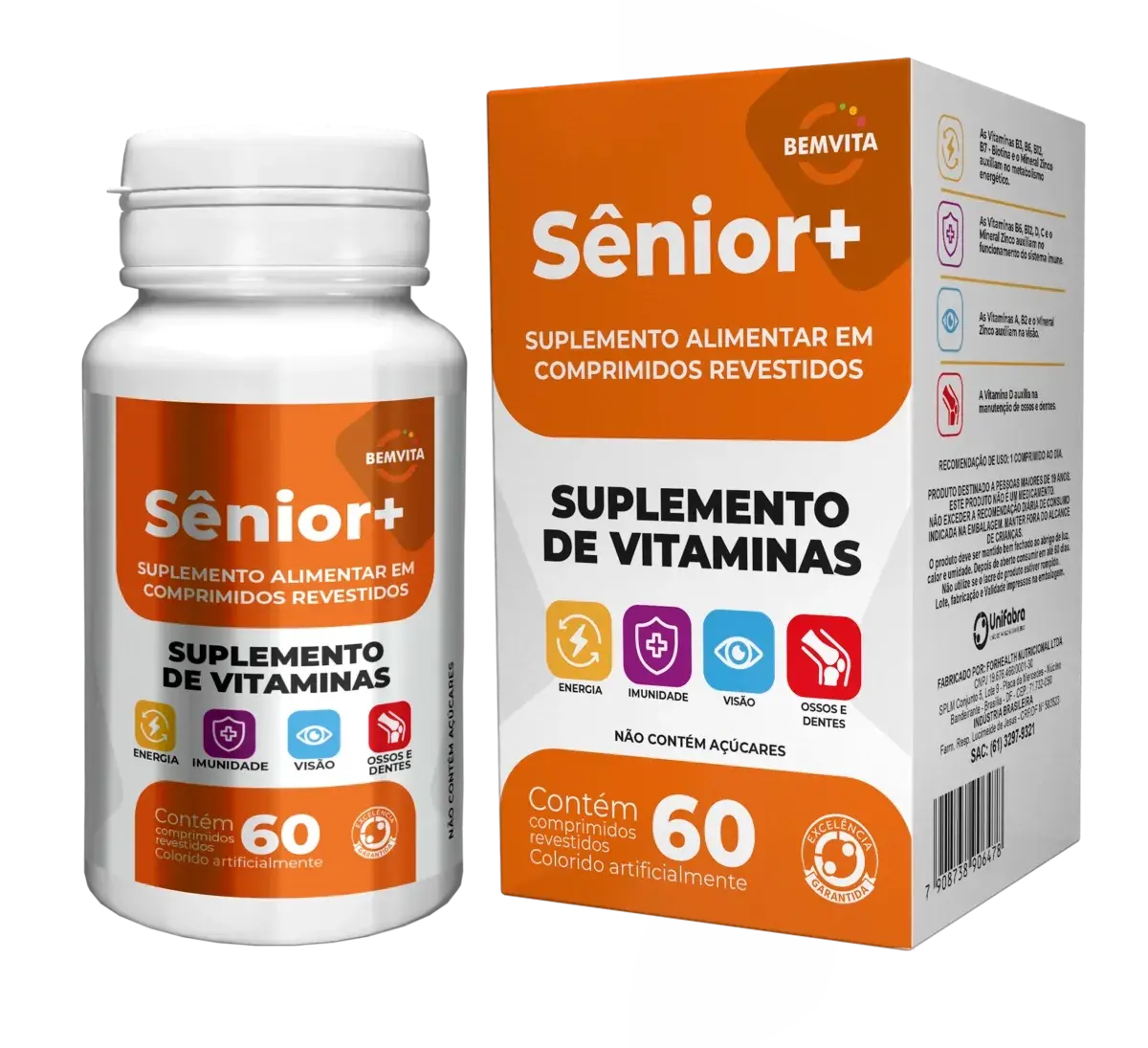 BEM VITA SENIOR 60 COMPRIMIDOS
