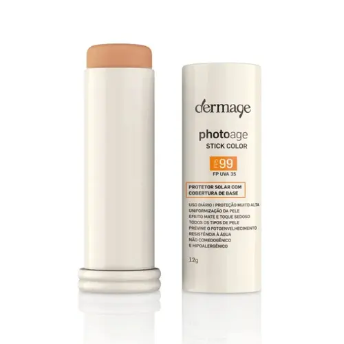 PROTETOR SOLAR DERMAGE COR NUDE STICK FPS99 12GR