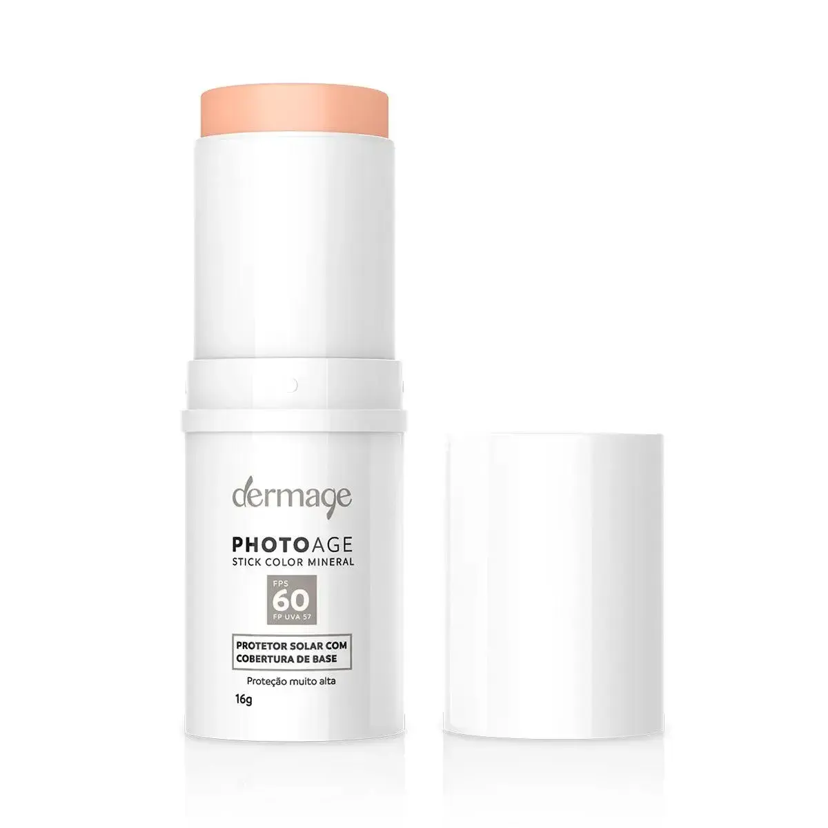 PROTETOR SOLAR DERMAGE COR CLARO STICK FPS60 16GR