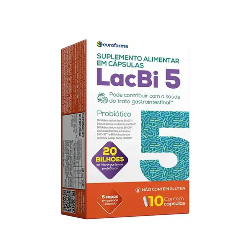 SUPLEMENTO ALIMENTAR LACBI 5 10 COMPRIMIDOS