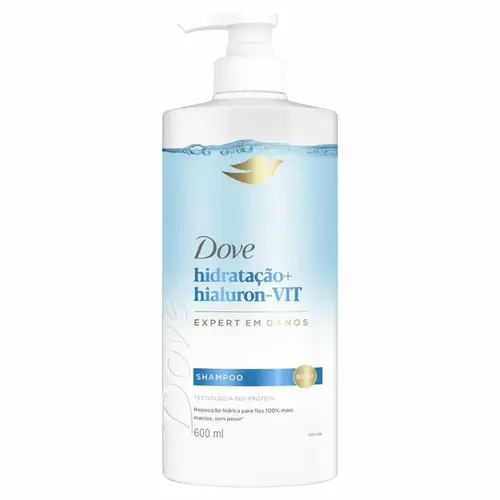 SHAMPOO DOVE HIDRATACAO + HIALURON-VIT 600ML