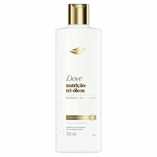 CONDICIONADOR DOVE NUTRICAO + TRI-OLEOS 370ML