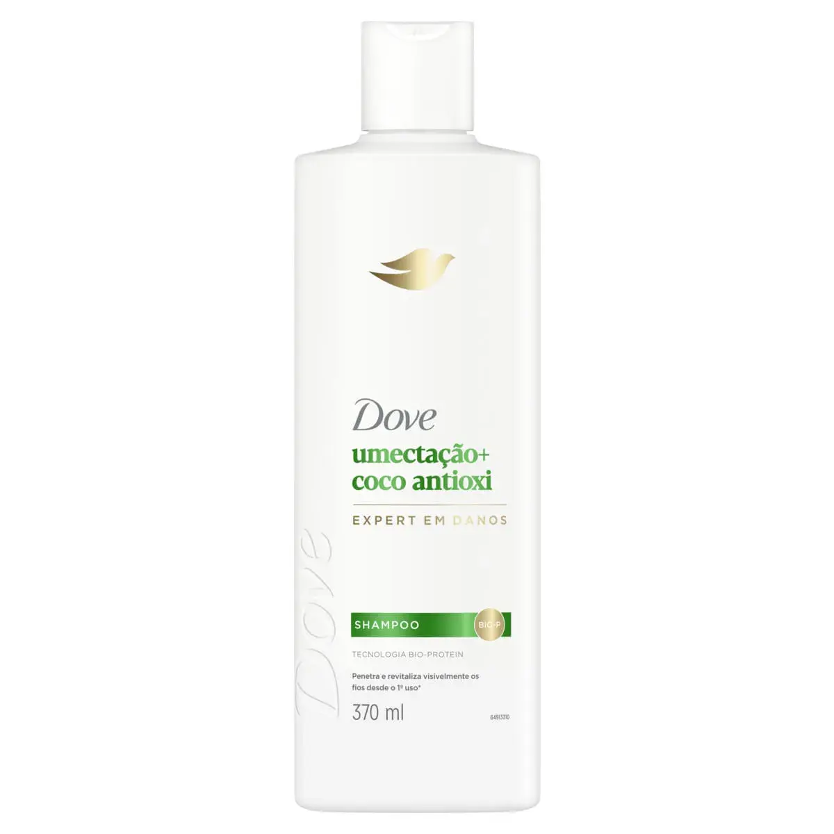 SHAMPOO DOVE UMECTACAO + COCO ANTIOXI 370ML