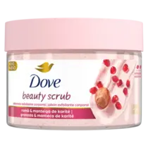 CREME ESFOLIANTE CORPORAL DOVE BEAUTY SCRUB ROMA E MANTEIGA DE KARITE 280GR