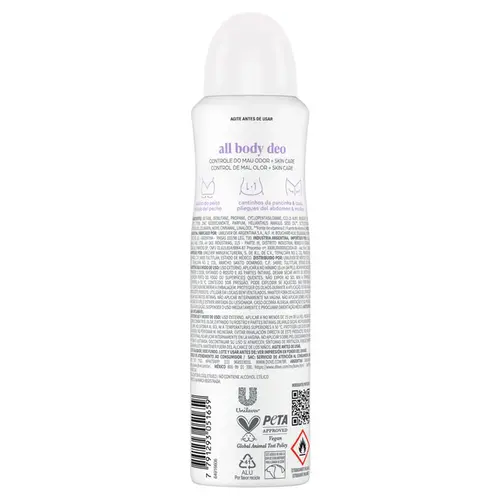 DESODORANTE DOVE ALL BODY DEO LAVANDA E CAMOMILA AEROSSOL 150ML