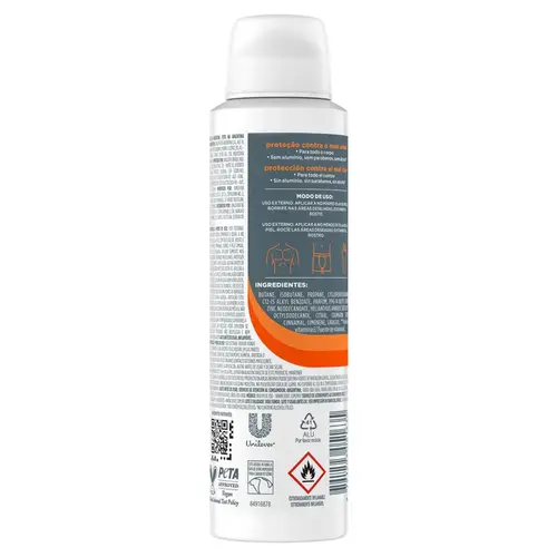 DESODORANTE DOVE MEN ALL BODY DEO MANTEIGA DE KARITE E CEDRO AEROSSOL 150ML