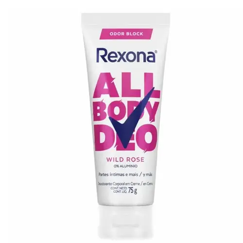 DESODORANTE REXONA ALL BODY DEO WILD ROSE CREME 75GR