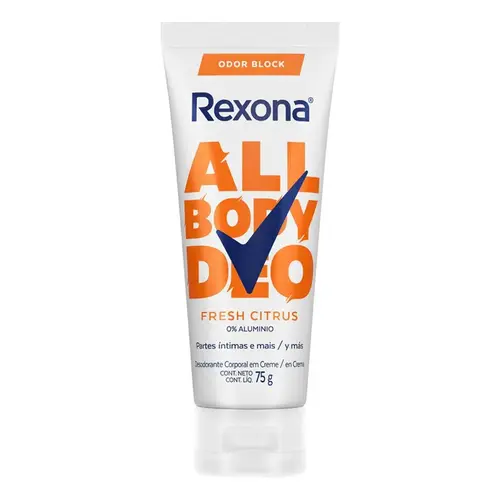 DESODORANTE REXONA ALL BODY DEO FRESH CITRUS CREME 75GR