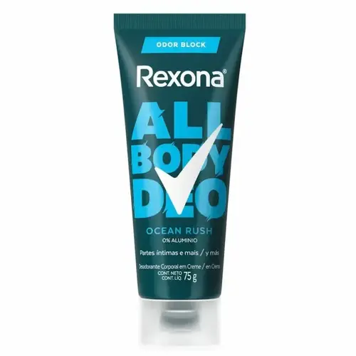 DESODORANTE REXONA ALL BODY DEO OCEAN RUSH CREME 75GR