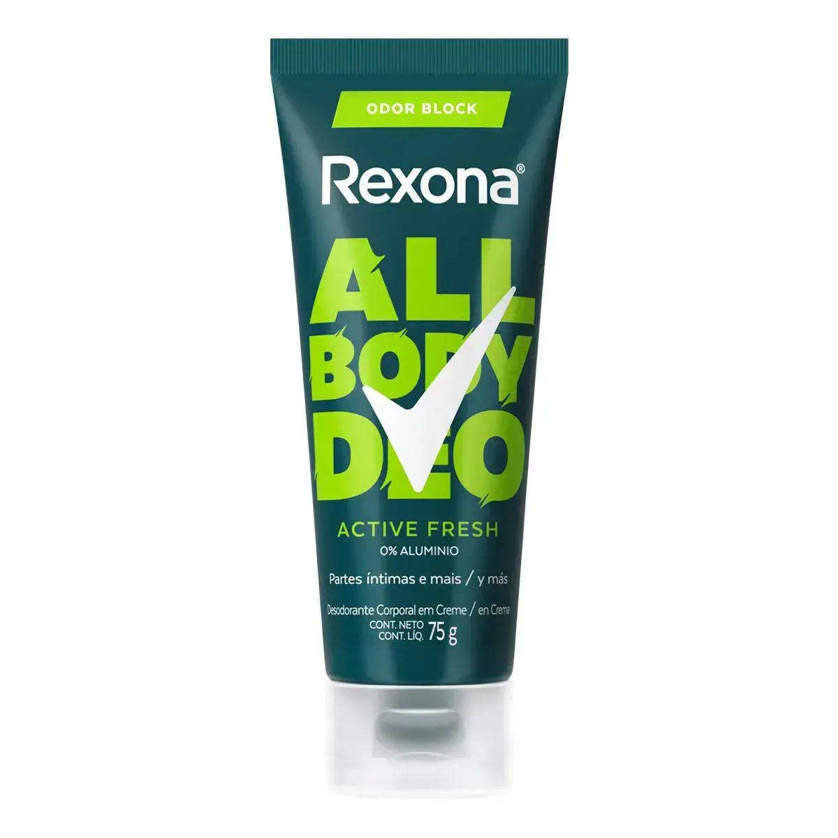 DESODORANTE REXONA ALL BODY DEO ACTIVE FRESH CREME 75GR