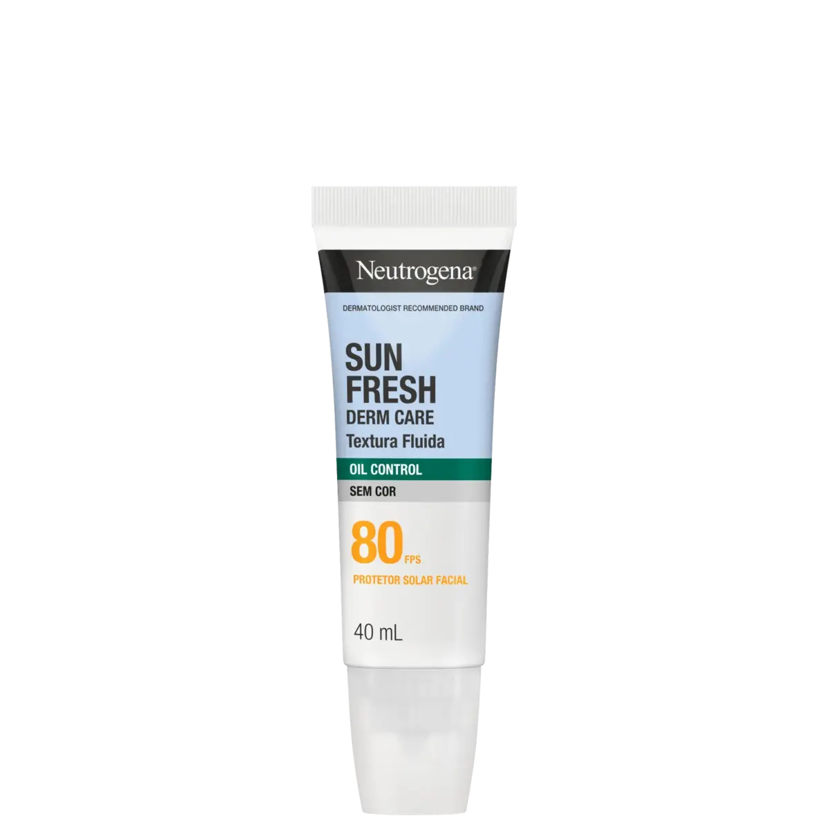 PROTETOR SOLAR NEUTROGENA SUN FRESH OIL CONTROL SEM COR FPS80 40ML