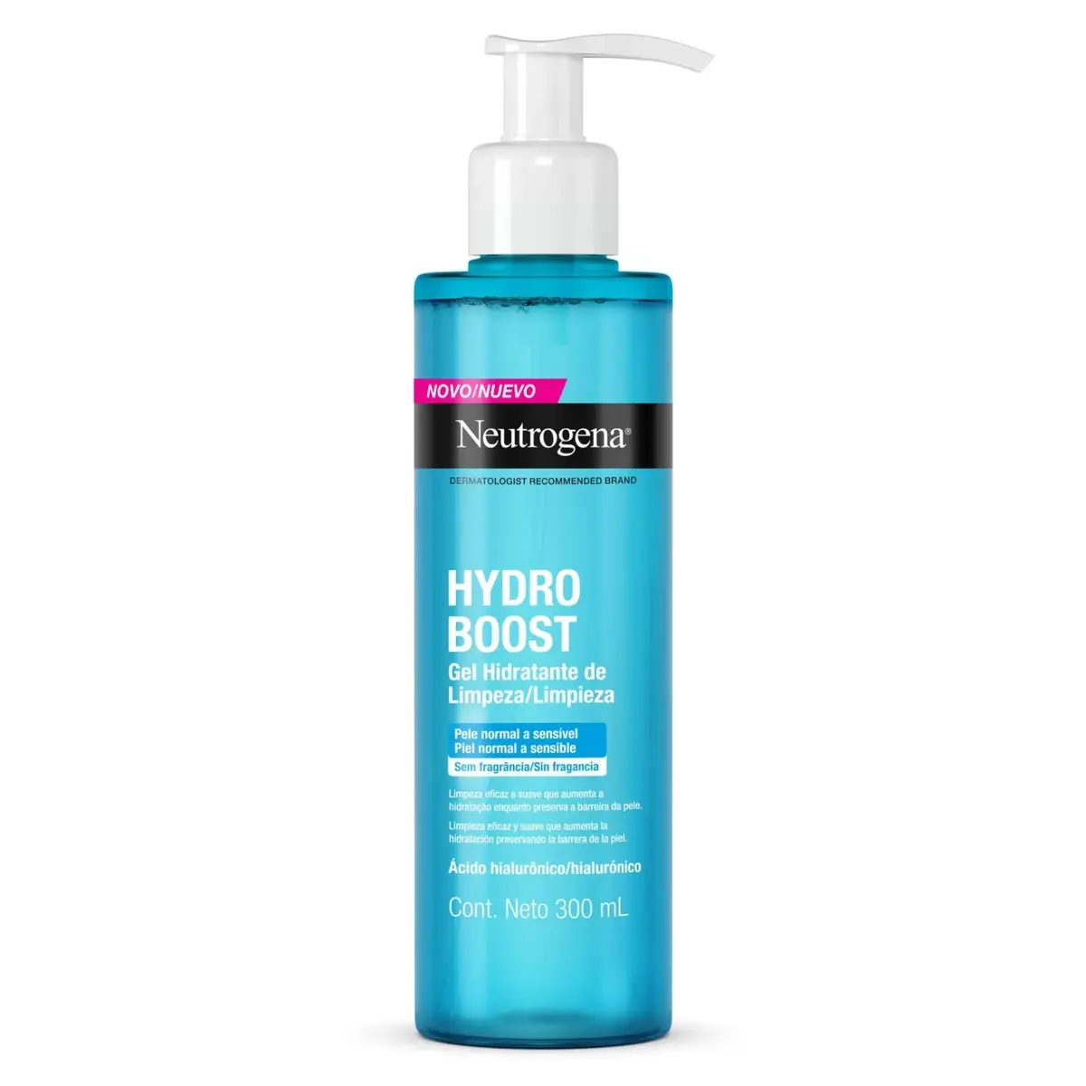 GEL DE LIMPEZA NEUTROGENA HYDRO BOOST 300ML