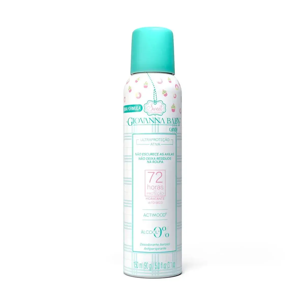 DESODORANTE GIOVANNA BABY CANDY 72 HORAS AEROSSOL 150ML