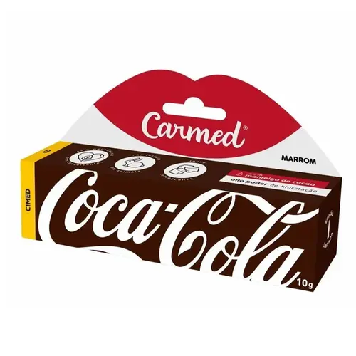 CARMED HIDRATANTE LABIAL COCA COLA MARROM 10GR