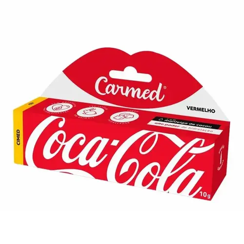 CARMED HIDRATANTE LABIAL COCA COLA VERMELHO 10GR