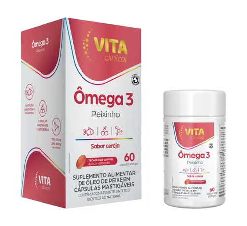 VITACLINICAL OMEGA 3 KIDS CEREJA 60 CAPSULAS