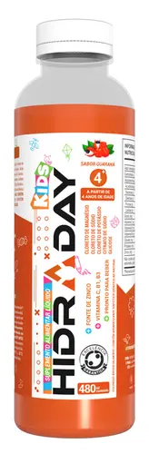 BEBIDA ISOTONICO HIDRADAY KIDS GUARANA 480ML