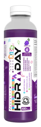 BEBIDA ISOTONICO HIDRADAY KIDS UVA 480ML