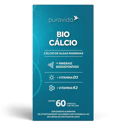 BIO CALCIO PURA VIDA 60 CAPSULAS