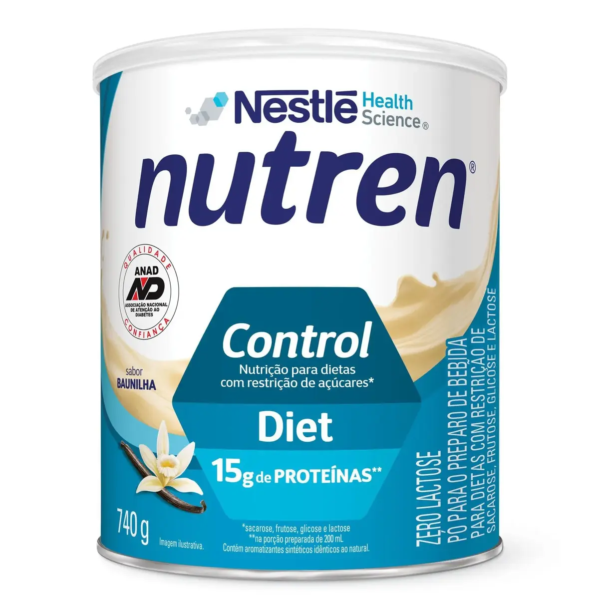 NUTREN CONTROL BAUNILHA 740GR