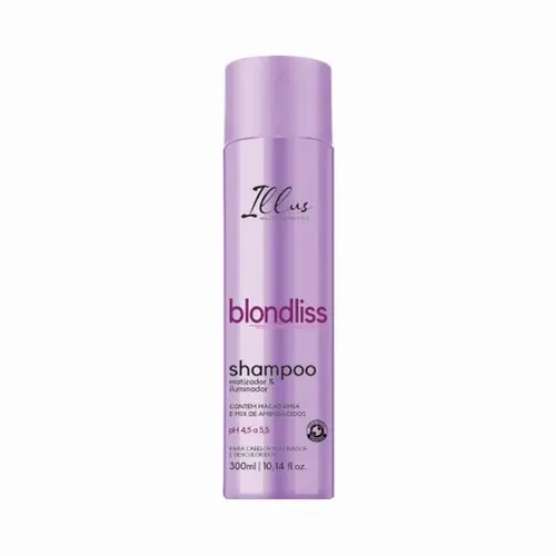 SHAMPOO ILLUS BLONDLISS MATIZADOR E ILUMINADOR 300ML