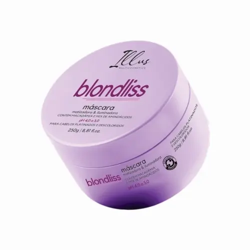 CREME TRATAMENTO ILLUS BLONDLISS MATIZADOR E ILUMINADOR 250ML