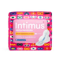 ABSORVENTE INTIMUS EDICAO ESPECIAL DE CARNAVAL TRIPLA PROTECAO COM ABAS SUAVE 32 UNIDADES