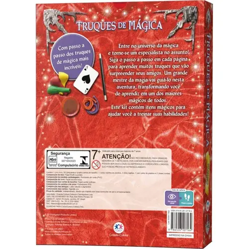 LIVRO TRUQUES DE MAGICA KIT COMPLETO