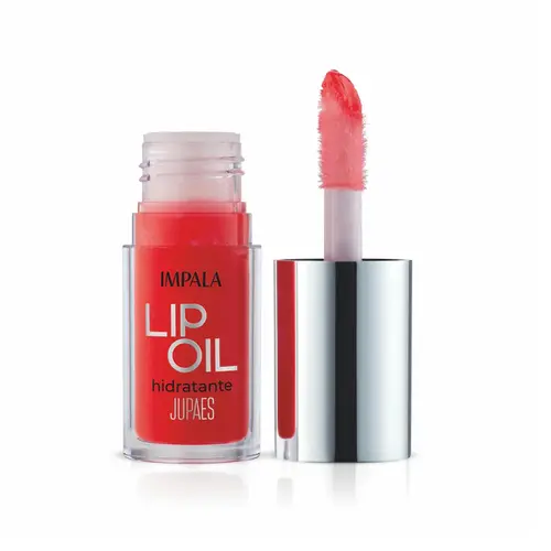 KIT IMPALA ESMALTE APOSTA ALTA + LIP OIL VERMELHO VIBRANTE