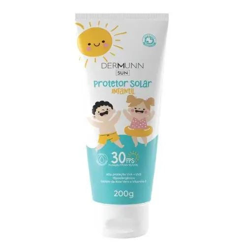 PROTETOR SOLAR DERMUNN CORPORAL INFANTIL FPS30 200GR