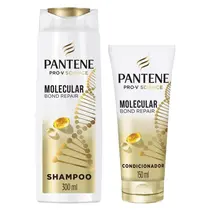 KIT PANTENE PRO V MOLECULAR BOND REPAIR SHAMPOO 300ML + CONDICIONADOR 150ML