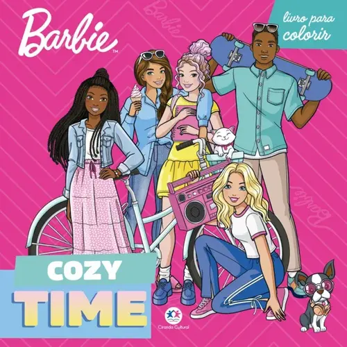 LIVRO BARBIE FLEX COZY TIME COM BRINDE