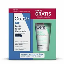 KIT CERAVE LOCAO FACIAL HIDRATANTE 52ML + GEL DE LIMPEZA 40GR