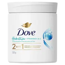 MASC DOVE 2 EM 1 HIDRATACAO + VITAMINAS A & E 500GR