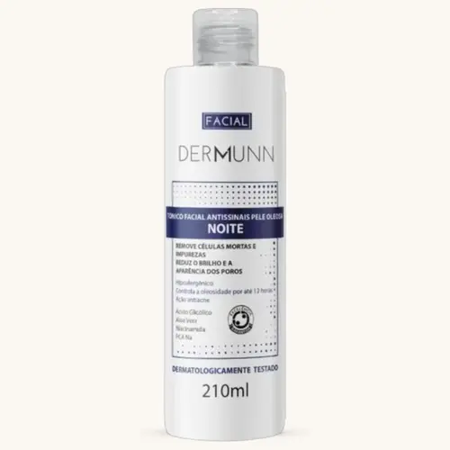TONICO FAC ANTISSINAIS DERMUNN PELO OLEOSA NOITE 210ML