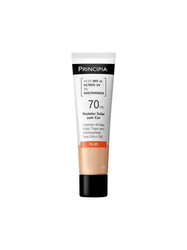 PROTETOR SOLAR FACIAL PRINCIPIA PS-05 FPS70 COR 1.0 30ML