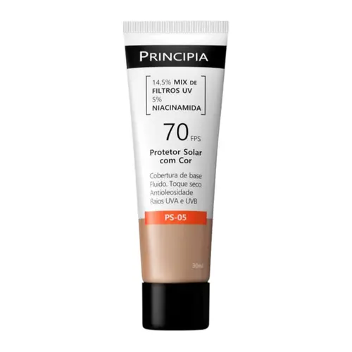 PROTETOR SOLAR FACIAL PRINCIPIA PS-05 FPS70 COR 3.0 30ML