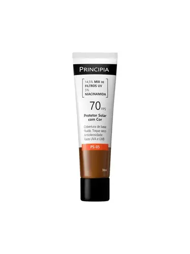 PROTETOR SOLAR FACIAL PRINCIPIA PS-05 FPS70 COR 7.0 30ML