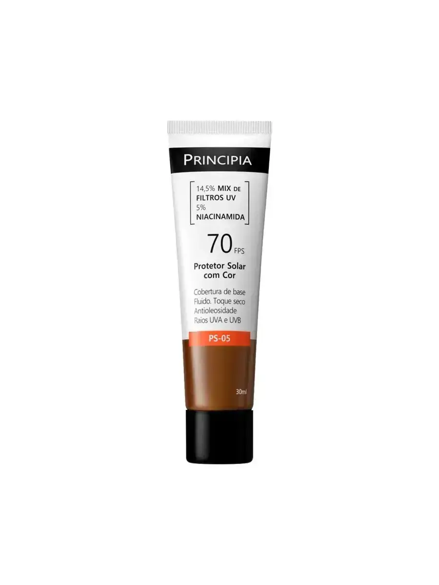 PROTETOR SOLAR FACIAL PRINCIPIA PS-05 FPS70 COR 7.0 30ML