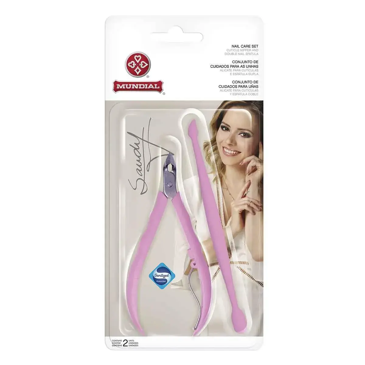 ALICATE MUNDIAL SANDY CUTICULA + LIXA (741-S)