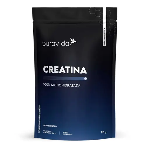 CREATINA 100% MONOHIDRATADA PURA VIDA 90GR
