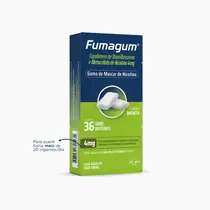FUMAGUM 4MG 36 GOMAS MASTIGAVEIS SABOR MENTA