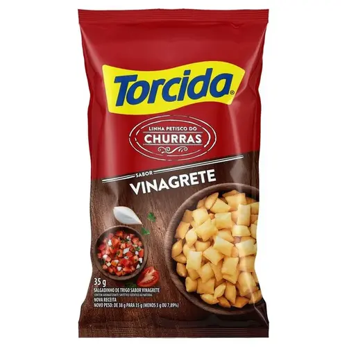 SALGADINHO TORCIDA VINAGRETE 35GR